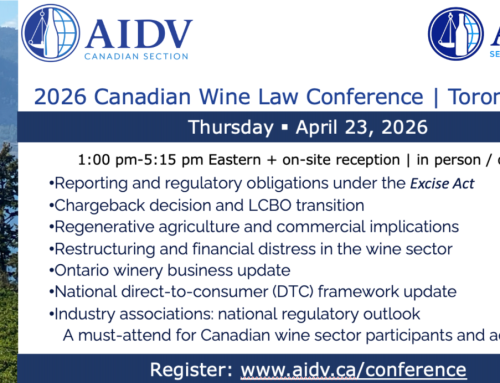CANADIAN WINE LAW CONFERENCE 2026